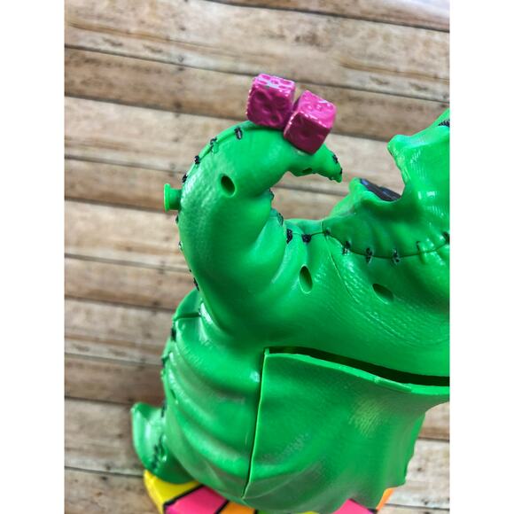 Oogie Boogie NBC Disney Parks 2018 Popcorn Bucket w Lanyard Dark Green MNSSHP - Picture 9 of 11